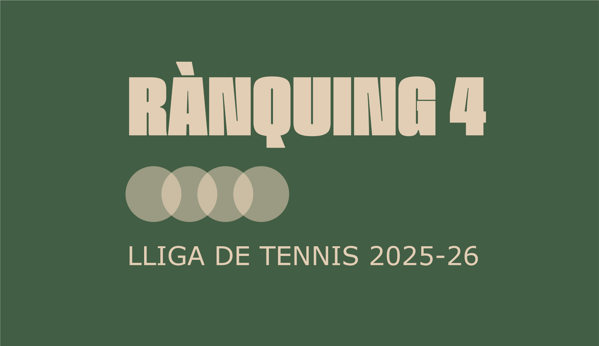 Inici de la 3a lliga de tennis